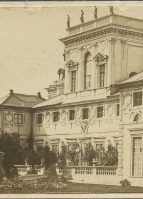 Pałac w Wilanowie, widok od ogrodu