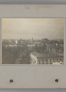 Panorama Warszawy, widok z kopuły kościoła ewangelicko-augsburskiego w kierunku północnym