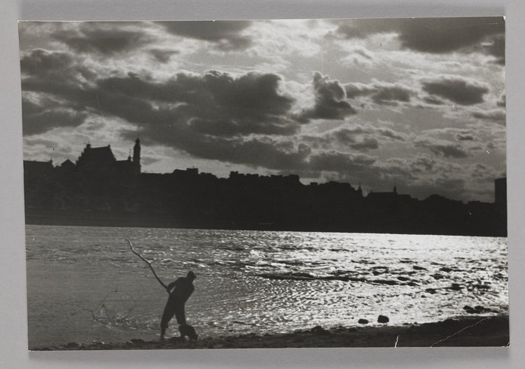 Panorama of Warsaw from the side of Praga