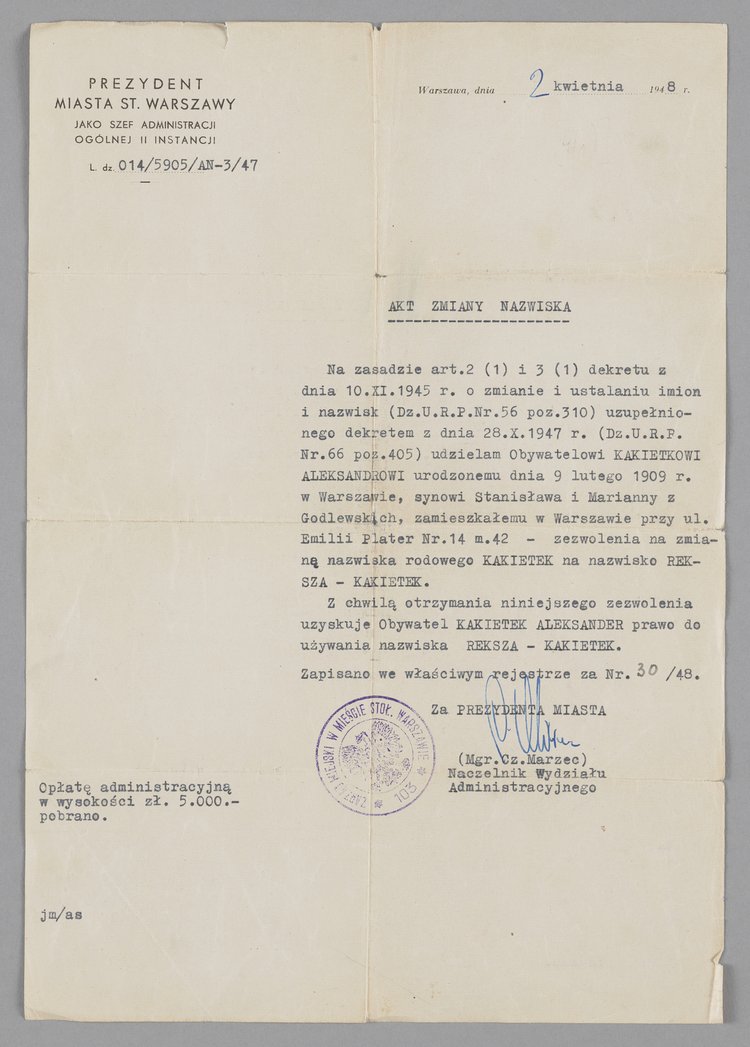 Skrócony życiorys dziennikarz sportowego Aleksandra Rekszy-Kakietka