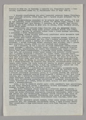 Homilia wygłoszona przez bł. ks. Jerzego Popiełuszkę podczas tzw. "Mszy św. za Ojczyznę" w kościele p.w. św. Stanisława Kostki w dniu 27 maja 1984 r.