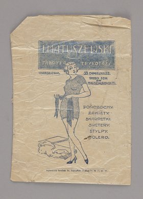 Papierowa torebka firmy J. Matuszewski