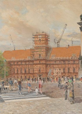 W XXX-lecie PRL - Naród swojej stolicy. Zamek Królewski (Odbudowa Zamku Królewskiego)