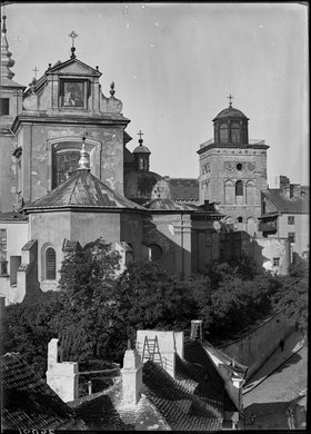 Kościół św. Anny od strony Mariensztatu
