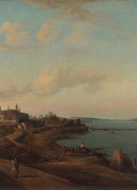 Widok Warszawy od strony Powiśla