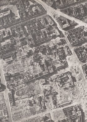 Fotoplan Warszawy, fragment Śródmieścia