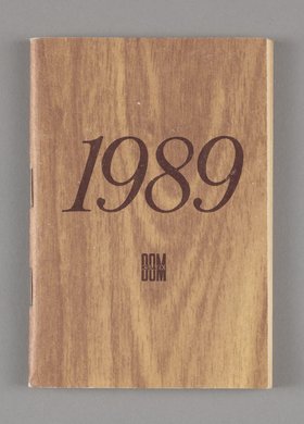 Kalendarz kieszonkowy (terminarz - informator) na rok 1989