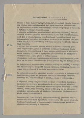 Biogram inżyniera architekta Antoniego Olszewskiego