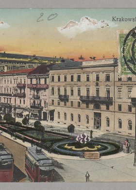 Krakowskie Przedmieście w rejonie wylotu ulicy Królewskiej