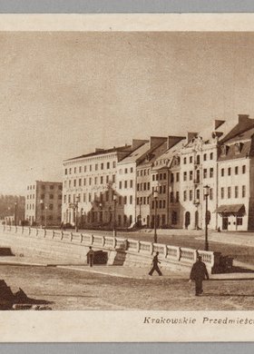 Plac Zamkowy i wylot Krakowskiego Przedmieścia