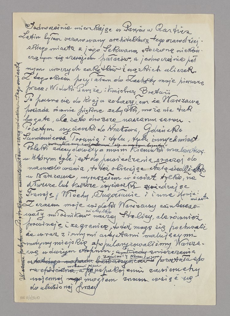 Wspomnienia Tadeusza Cieślewskiego ojca na temat jego samego, rodziny oraz losów podczas II wojny światowej i po jej zakończeniu