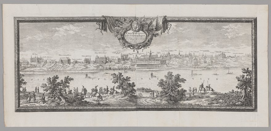 Widok Warszawy z 1656 roku