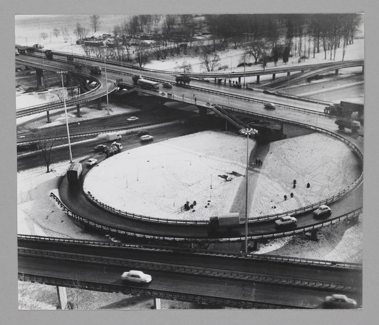 Fragment Trasy Łazienkowskiej