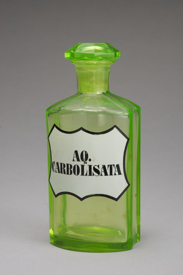 Butelka apteczna "AQ. CARBOLISATA"