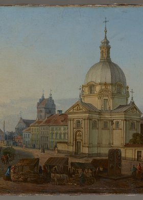 Rynek Nowego Miasta z kościołem Sakramentek