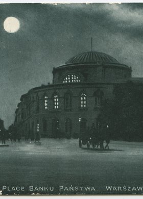 Plac Bankowy nocą