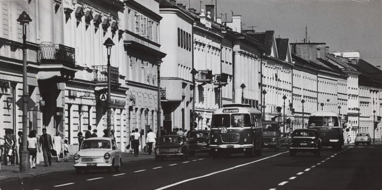 Perspektywa ulicy Nowy Świat