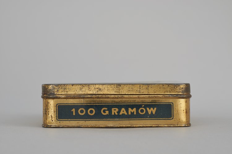 Pudełko firmowe po tytoniu Hercegowina