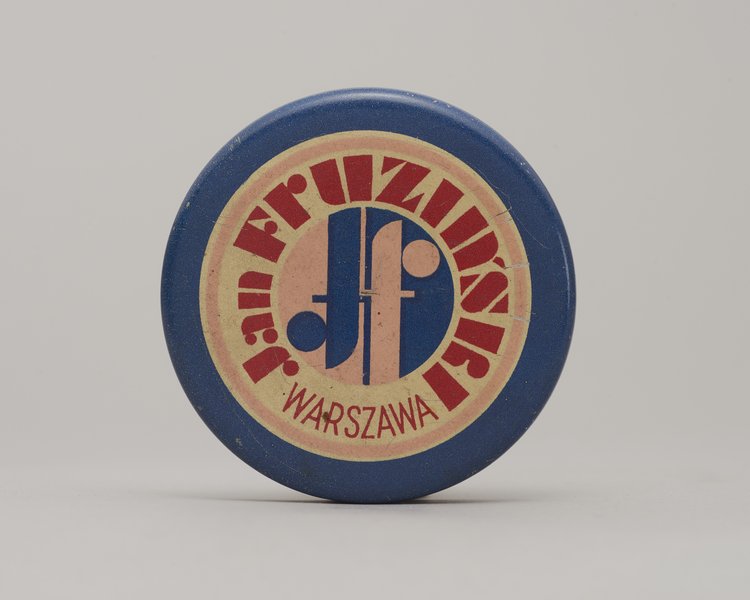 Pudełeczko po drażetkach firmy Jan Fruziński