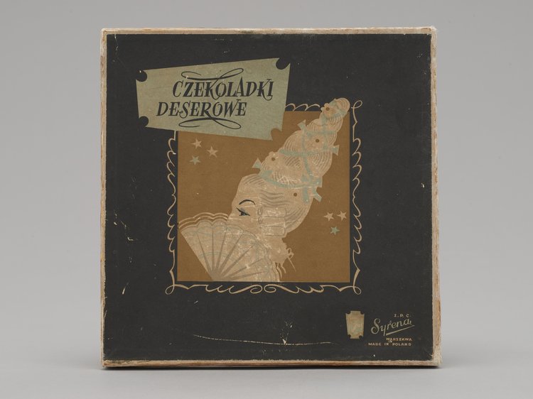 Pudełko po czekoladkach deserowych firmy Syrena