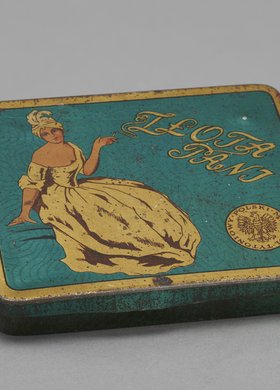 Pudełko po papierosach damskich Złota Pani