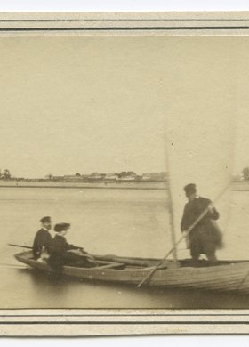 Łódź żaglowa na Wiśle