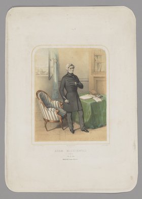 Portret Adama Mickiewicza we wnętrzu mieszkania