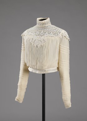 Bluzka wizytowa w kolorze kości słoniowej