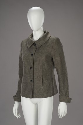 Żakiet damski w kolorze szarym