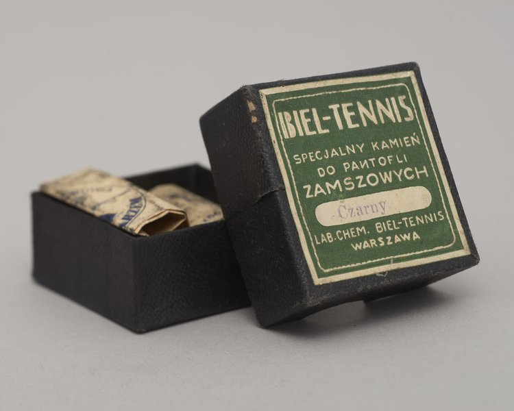 Pudełko firmowe Biel - Tennis z ulotką