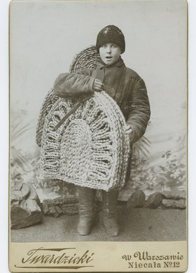 Typy warszawskie - sprzedawca słomianek