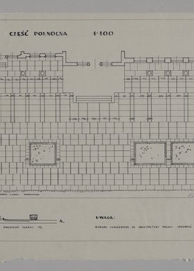 Pałac Błękitny, otoczenie, część północna