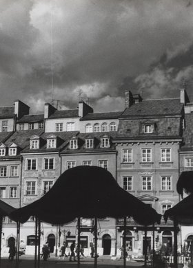 Café garden in Old Town Market Square