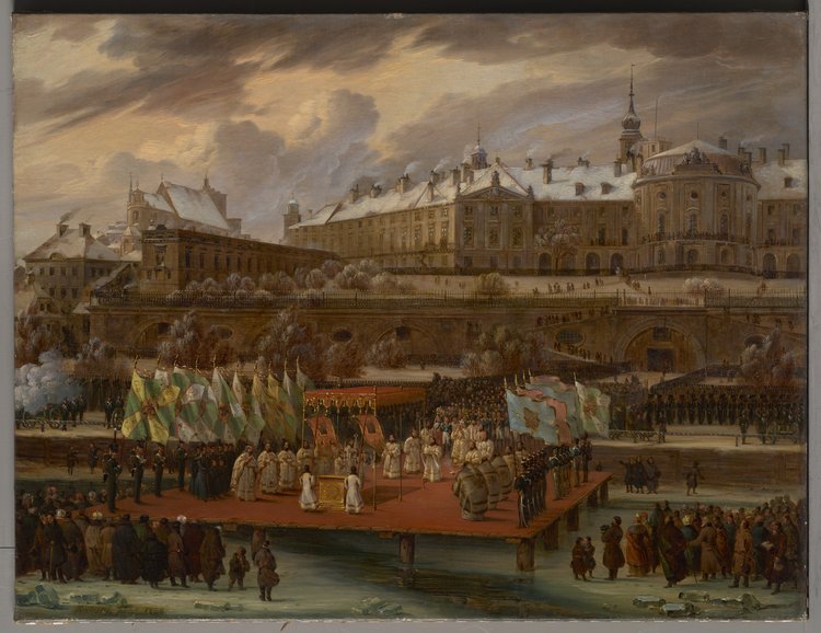 Obchody uroczystości święta Jordanu w Warszawie