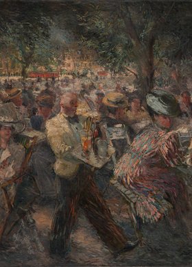 W kawiarni ogrodowej