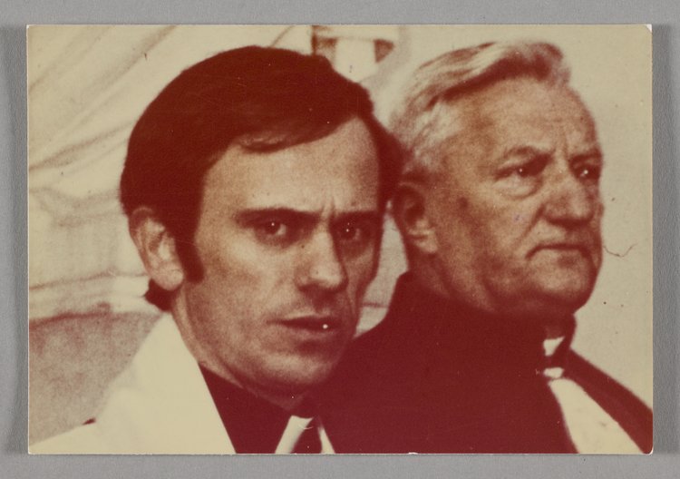 Bł. ks. Jerzy Popiełuszko z ks. pralatem Teofilem Boguckim