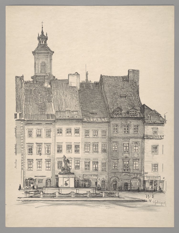 Rynek Starego Miasta - strona zamkowa