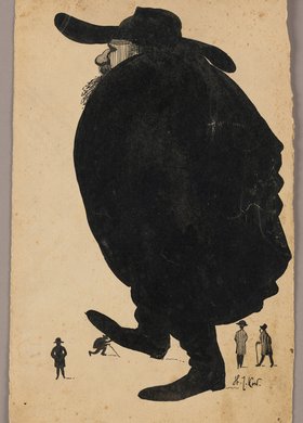 Karykatura Kazimierza Lasockiego (1871 - 1952)