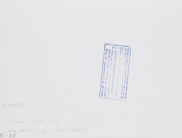 Fragment of the Baroque Garden by the Wilanów Palace in winter