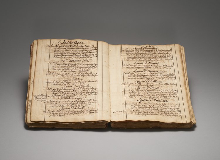 Tabula Censum-Księga ze sprawami ekonomicznymi Warszawskich Ojców Augustianów p.w. św. Marcina