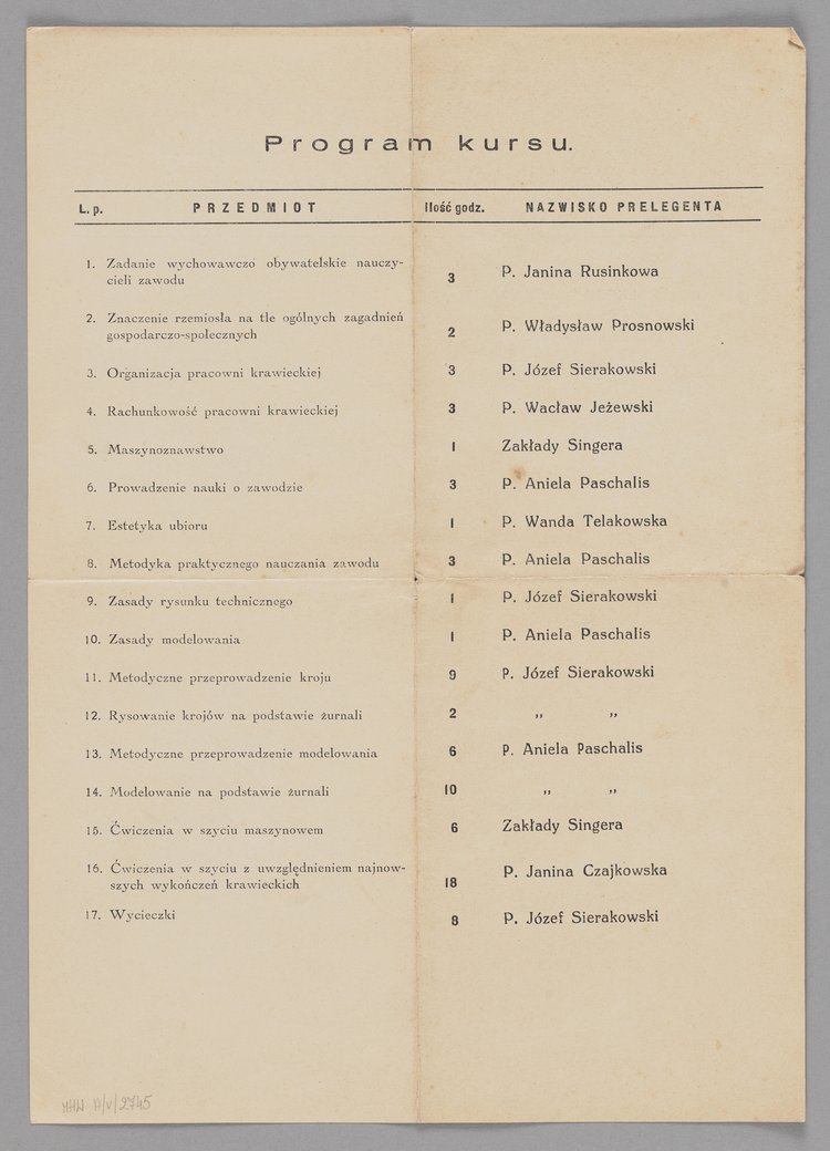 Zaświadczenie wystawione Lucynie Bykowskiej