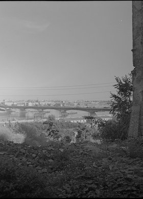 Widok na Wisłę i most Śląsko-Dąbrowski