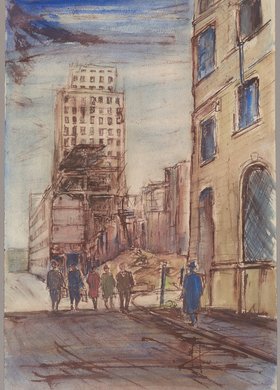 Ruiny hotelu Warszawa