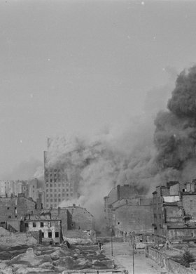 Wybuch pocisku w gmachu Towarzystwa Ubezpieczeń "Prudential"