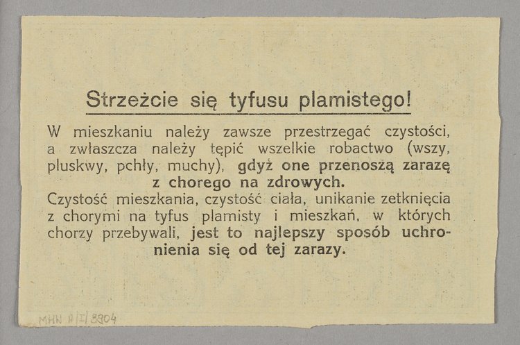 Bon zaopatrzeniowy z okresu I Wojny Światowej wydany przez Magistrat Miasta stołecznego Warszawy na chleb, cukier i ziemniaki