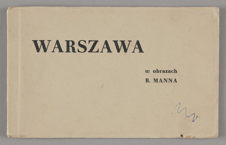 Album pt. "Warszawa w obrazach R. Manna"