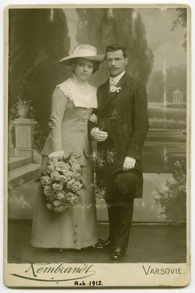 Portret ślubny Anny Szczyglińskiej i Adama Wybrańca