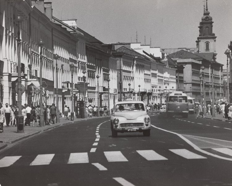 Perspektywa ulicy Nowy Świat