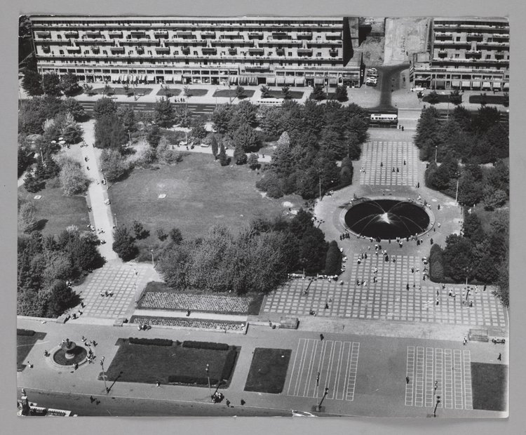 Świętokrzyski Park from the Palace of Culture and Science