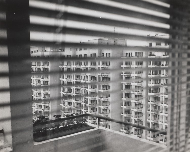 View of the Inflancka housing estate from a window